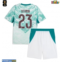 Portugal Vitinha #23 Auswärts Trikotsatz Kinder WM 2026 Kurzarm (+ Kurze Hosen)